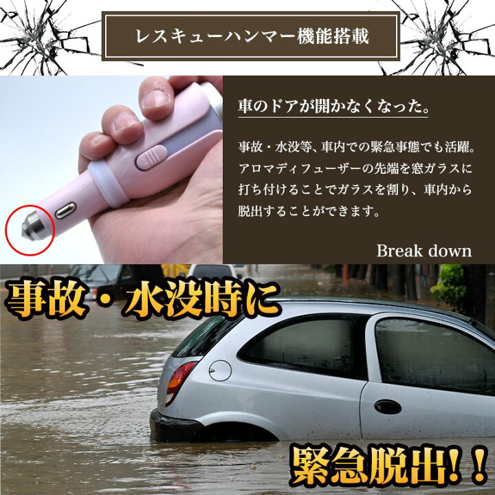 楽天市場 最大70 Offクーポンあり カー アロマディフューザー シガーソケット Usb対応 フレグランスシート 付き 車用 芳香器 アロマポット アロマ アロマセラピー 自宅作業 オフィス 定形外配送商品 送料無料 Reiz Trading