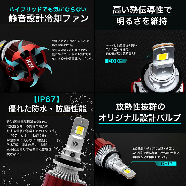 楽天市場】【クーポンで14875円】爆光 9倍！Wカラー 2色切り替え LED 