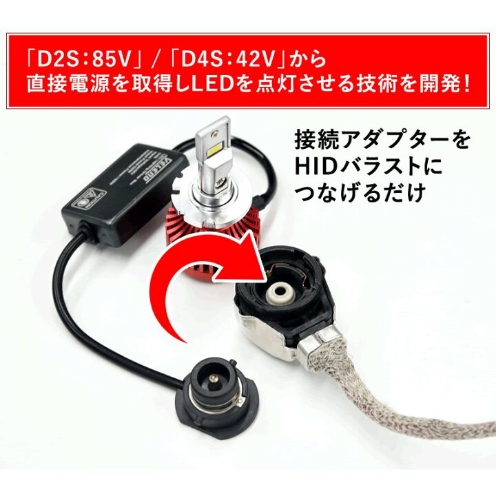 楽天市場 店内最大70 オフクーポンあり Veleno 純正hid バルブ D2s D4s Led化キット最大lm Led ヘッドライト 実用新案取得済み 爆光 1年保証 純正バラスト利用 宅配便配送商品 送料無料 Reiz Trading