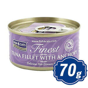 tBbV4 Lbg ʋl ciA`r 70g fish4 TUNA FILLET WITH ANCHOVY Yt[hyKiz