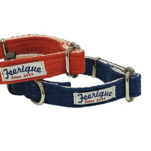 フェリーク ワッフルカラー SSサイズ ネイビー (犬用首輪) 【メール便可】