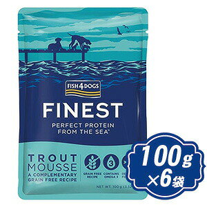 tBbV4 hbO gEg[X 100g×6 fish4dogs Yt[h yKiz