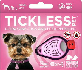 TICKLESS PET チックレス ペット ピンク （犬猫用ダニ・ノミ対策）ベムパートナー