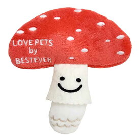 【最大10％OFFクーポン配布中】 LOVE PETS by BESTEVER ペットトイ ベニテングダケ （犬用おもちゃ） ベストエバージャパン