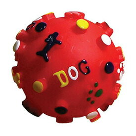 プープードッグボール レッド Sサイズ PT－DBT－1－1 （犬用おもちゃ）
