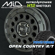 送料無料タフト TAFTナイトロパワー H12 SHOTGUN■バレルブラック■165/65R15■TOYO オープンカントリーR…
