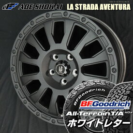 送料無料デリカD:5 RAV4 エクストレイル CX-5 等にアヴェンチュラリンクルブラック235/70R16BF グッドリッチ オールテレーン T/A KO2ホワイトレター