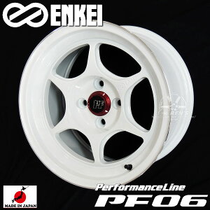 ENKEI PerformanceLine PF06GPC ptH[}XCPF06}VjOzCg15inch 8.0J +25 R:FACE4H PCD100-4HY yʃzC[ 4{Zbg1{̏d 7.0Kg~