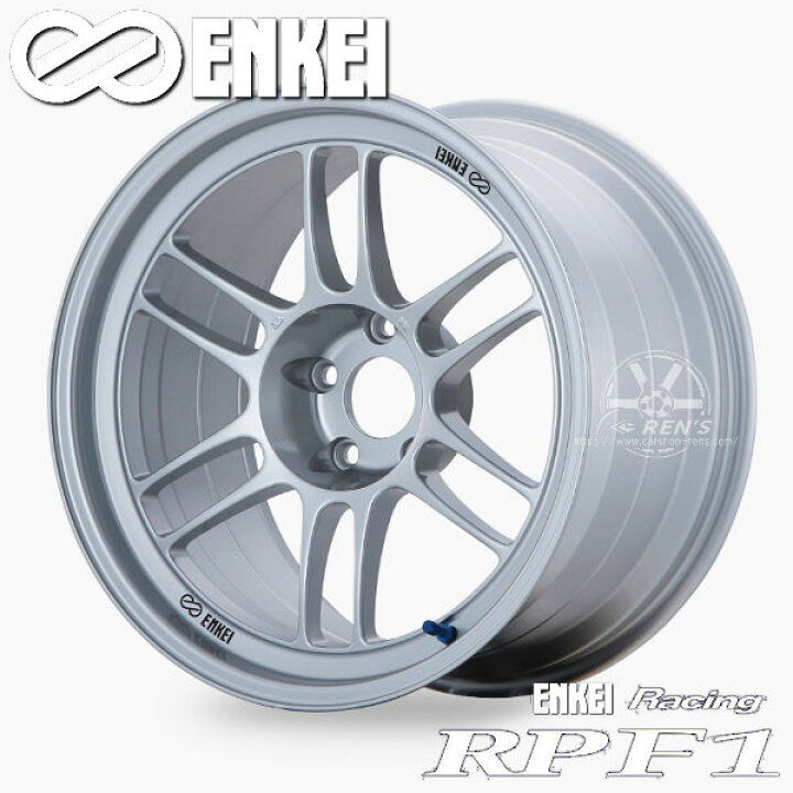 楽天市場】送料無料ENKEI エンケイエンケイ レーシング RPF1シルバー17  