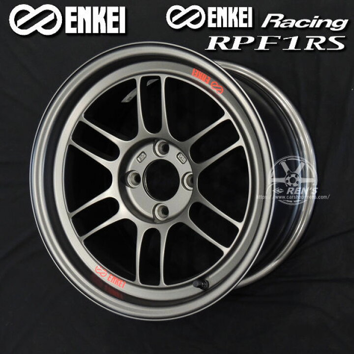 楽天市場】送料無料□エンケイ ENKEI レーシングRPF1RS□マットダーク 