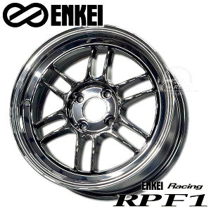 送料無料 4本ENKEI Racing レーシング RPF1SBC メッキ15inch 7.0J+35 4H PCD100 4本国産・軽量アルミホイール1本当たりの重量:4.8kg~メーカー正規品