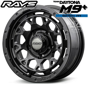 ���������݌ɂ���W���j�[�V�G�� �m�}�hRAYS DAYTONA M9+ SPEC-M�Z�~�O���X�X�[�p�[�K�����^�iAOJ�j16inch 6.0J -5�@PCD139.7 5H4�{SET