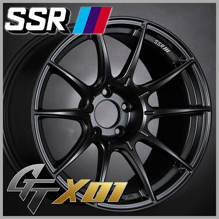 楽天市場】送料無料□SSR スピードスター□GTX01□18インチ8.5J +38 