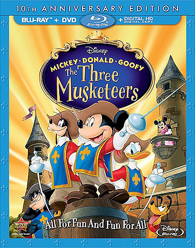 新入荷続々 SALE OFF 新品北米版Blu-ray ミッキー ドナルド グーフィーの三銃士 Mickey Donald 新作送料無料 10th Musketeers Edition 送料0円 DVD Goofy: Three Anniversary Blu-ray 初ブルーレイ化