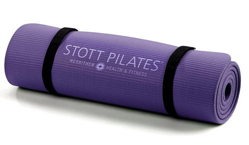 新入荷続々 未使用品 ■STOTT PILATES ストットピラティス エクスプレスマット yoga カラー:ディープ ヨガマット 10mm ヴァイオレット 格安