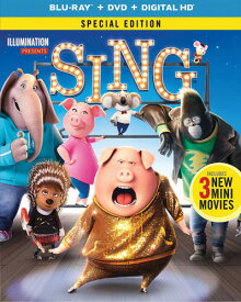 新品北米版Blu-ray！【SING／シング】 Sing - Special Edition [Blu-ray/DVD]！