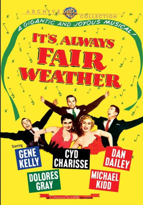 楽天市場 新品北米版dvd いつも上天気 It S Always Fair Weather ジーン ケリー Rgb Dvd Store Sports Culture