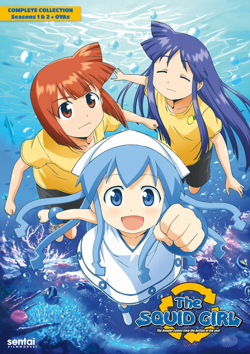 楽天市場 新品北米版dvd 侵略 イカ娘 第1期 全12話 侵略 イカ娘 第2期 全12話 侵略 イカ娘 Ova 全3作 Rgb Dvd Store Sports Culture