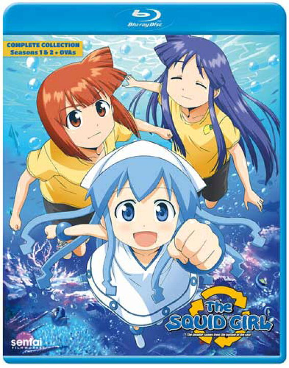 楽天市場 新品北米版blu Ray 侵略 イカ娘 第1期 全12話 侵略 イカ娘 第2期 全12話 侵略 イカ娘 Ova 全3作 Rgb Dvd Store Sports Culture