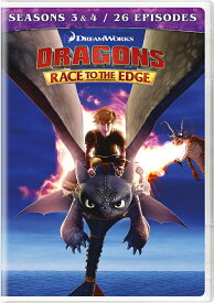 新品北米版DVD！【ヒックとドラゴン TVシリーズ：シーズン3&4】 Dragons: Race To The Edge - Seasons 3 And 4！