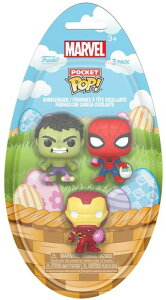 [t@R] FUNKO Pocket POP!: Marvel Easter 3-Pack - Hulk, Spider-Man, Iron Man 3-PacknN/XpC_[}/ACA}