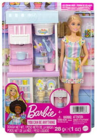 バービー　Mattel - Barbie I Can Be Anything Ice Cream Shop Playset, Blonde