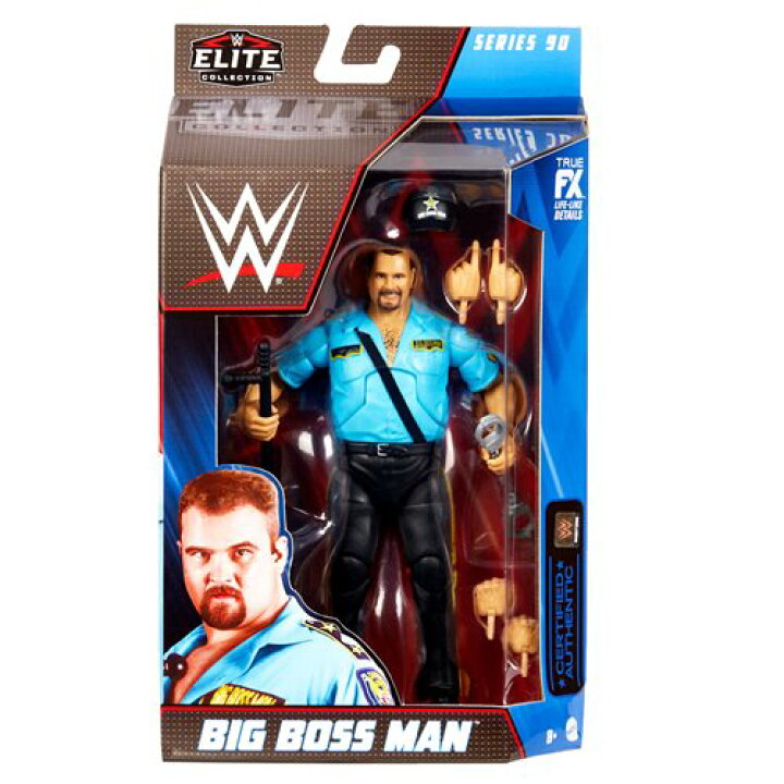 楽天市場 Mattel Collectible Wwe Elite Collection Big Boss Man ビッグ ボスマン 約15cm Rgb Dvd Store Sports Culture