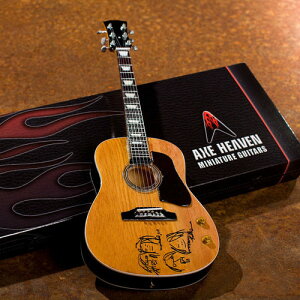 Axe Heaven - Give Peace A Chance Miniature Acoustic Guitar Replica Collectible