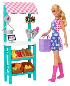 バービー Mattel - Barbie I Can Be Farmers Market Doll & Playset, Blonde