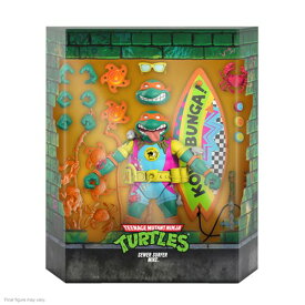Super7 - Teenage Mutant Ninja Turtles (TMNT) ULTIMATES! Wave 6 - Mike the Sewer Surfer ＜ティーンエイジ・ミュータント・ニンジャ・タートルズ＞ スーパー7 リアクション フィギュア（約17cm）
