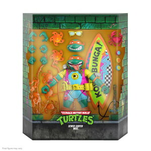 Super7 - Teenage Mutant Ninja Turtles (TMNT) ULTIMATES! Wave 6 - Mike the Sewer Surfer ���e�B�[���G�C�W�E�~���[�^���g�E�j���W���E�^�[�g���Y�� �X�[�p�[7 ���A�N�V���� �t�B�M���A�i��17cm�j