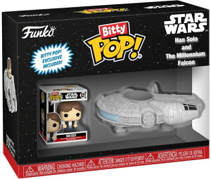 [t@R] FUNKO Bitty POP! Ride: Star Wars - Han Solo with Millennium FalconX^[EEH[Y