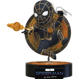 Beast Kingdom - Spider-Man No Way Home EA-041 Spider-Man Blk & Gold Suit Action Figure（約17cm）＜スパイダーマン:ノー・ウェイ・ホーム＞ ビースト・キングダム