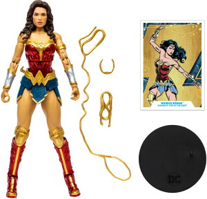 ��McFarlane - DC Multiverse - Shazam! Fury of the Gods 7�i��17cm�j Action Figure - Wonder Woman�������_�[�E�[�}��/�V���U��!�`�_�X�̓{��`��