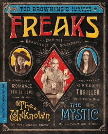 新品北米版Blu-ray！＜『フリークス』『知られぬ人』『からくり四人組』＞Tod Browning's Sideshow Shockers: Freaks / The Unknown / The Mystic (Criterion Collection) [Blu-ray]！