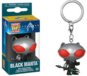 [t@R] FUNKO POP! KEYCHAIN: Aquaman and the Lost Kingdom - Black MantaANA}/ꂽ