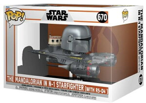[t@R] FUNKO POP! RIDES Super Deluxe: Star Wars: The Mandalorian - The Mandalorian in N-1 Starfighter (with R5-D4)X^[EEH[Yw}_Ax