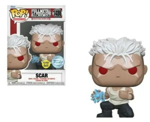 [t@R] FUNKO POP! ANIME: Fullmetal Alchemist: Brotherhood - Scar (Glow in The Dark)|̘Bpt FULLMETAL ALCHEMIST