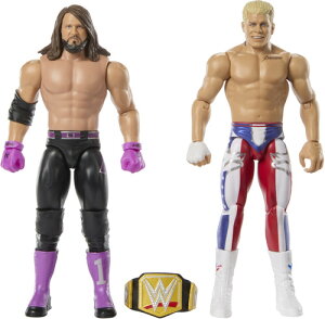 Mattel Collectible - WWE Main Event Showdown "The American Nightmare" Cody Rhodes vs. AJ Styles Action Figure 2-Pack iR[fBE[fXvs AJX^Cj