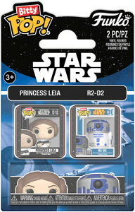 [t@R] Funko Bitty POP!: Star Wars 2-Pack - Leia & R2D2X^[EEH[Y