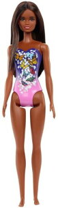o[r[ Mattel - Barbie Beach Doll Butterflies & Baby's Breath, African American