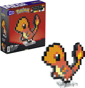 Mega Bloks - Pokemon Charmander, Pixel Art, 349 Piece Building Toy Set KubN|PqgJQ