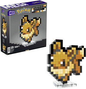 Mega Bloks - Pokemon Eevee, Pixel Art, 323 Piece Building Toy SetKubN|PC[uC