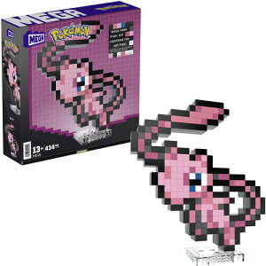Mega Bloks - Pokemon Mew, Pixel Art, 434 Piece Building Toy Set�����K�u���b�N�����|�P�������~���E