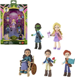 Mattel - Wicked Students of Shiz Small Doll, 5-Pack���E�B�L�b�h �ӂ���̖�����