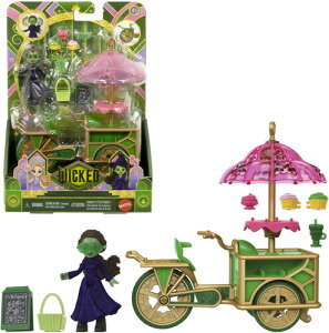 Mattel - Wicked Emerald City Dessert Cart with Small Doll���E�B�L�b�h �ӂ���̖�����