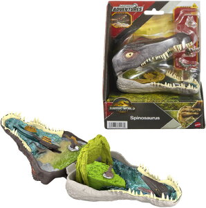 Mattel - Jurassic World: Rebirth Micro Adventures Spinosaurus Playset }e WVbNE[h XsmTEX