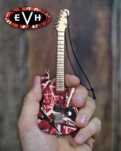 EVH Eddie Van Halen Frankenstein Guitar Holiday Ornament EVH-001-6���G�f�B�E���@���E�w�C���� �z���f�C �I�[�i�����g���i��15cm�j