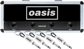 Pluginz - Oasis - Magnetic Jack Rack - Oasis Logo with 4 Guitar Plug Keychains ＜オアシス＞