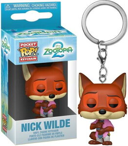 ���\��[�t�@���R] Funko Keychain: Zootopia 2 - Nick Wilde���Y�[�g�s�A2��